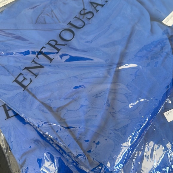 Entro Royal Blue Large Maxi Dress New v neckline - Picture 2 of 5